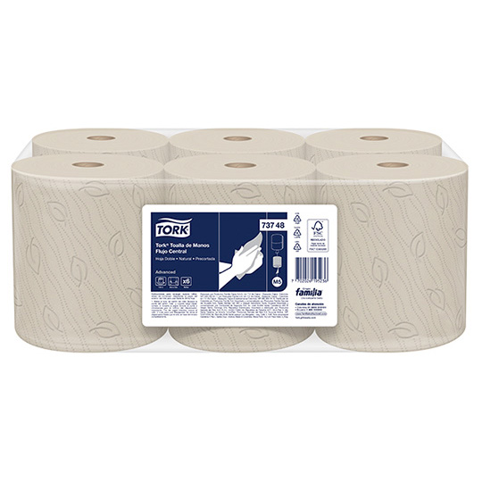 Toalla Natural Hoja Precortada